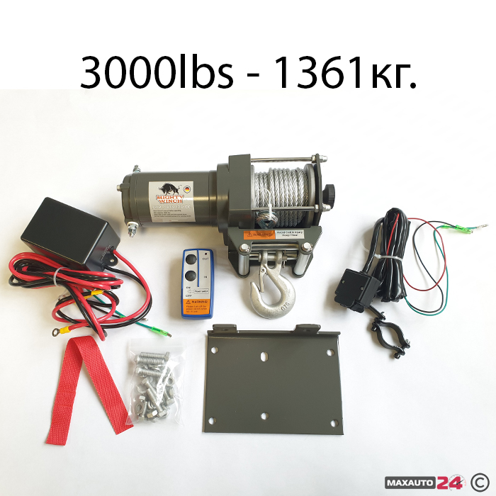 Електрическа лебедка MIGHTY WINCH 3000LBS
