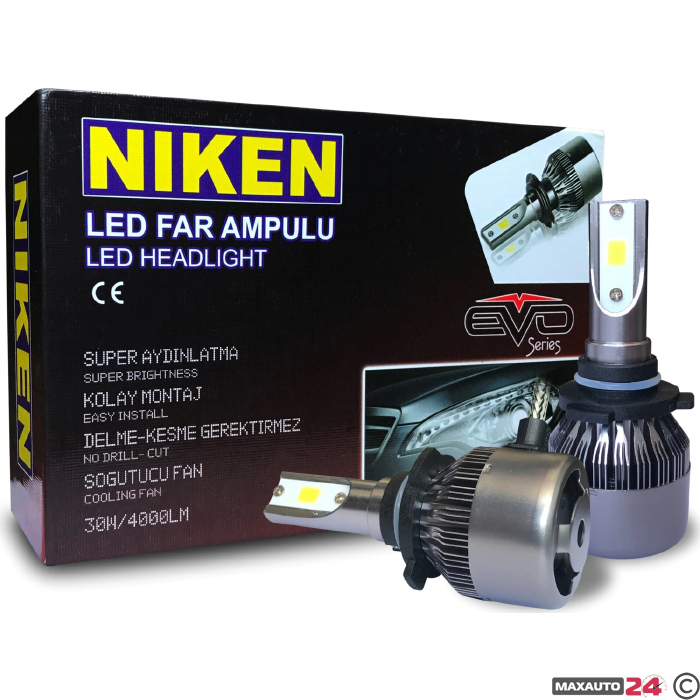 Диодни крушки NIken H11 Ево 30W 2бр/к-т