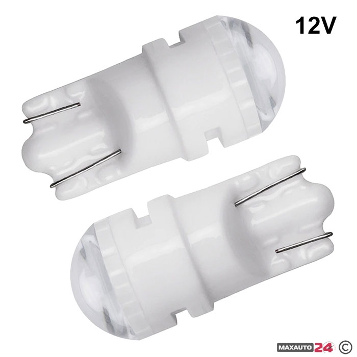 Диодни крушки - Т10 WEDGE-10 - 12V/24V - 2бр/к-т