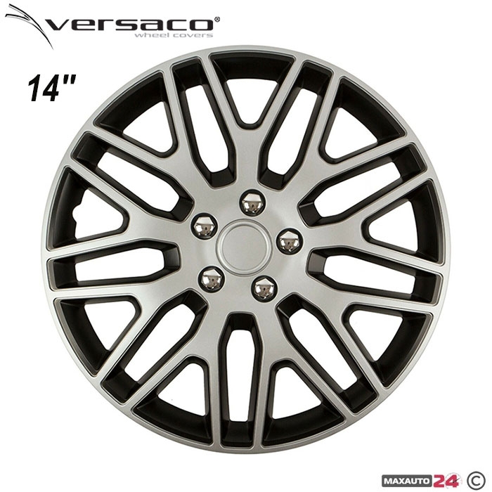 Тасове за джанти 14'' Versaco Dakar NC Black/Silver
