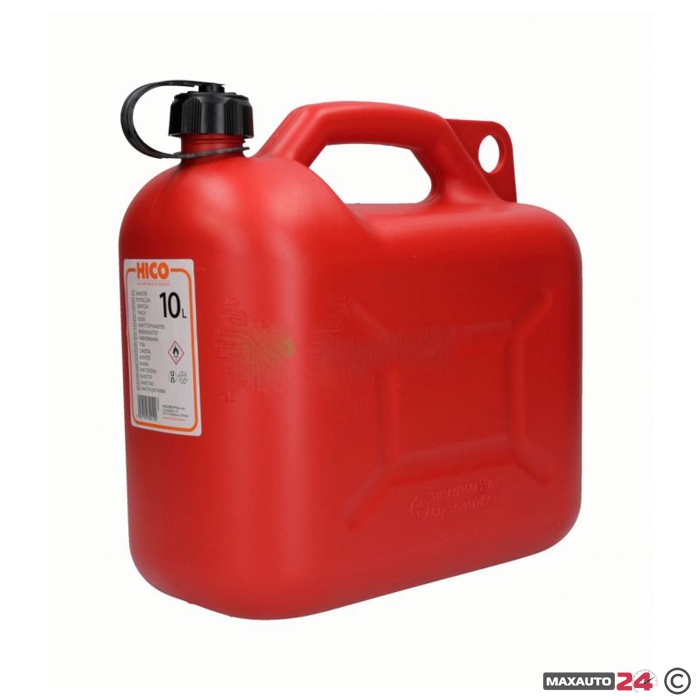 Пластмасова туба за гориво с накрайник HICO - 10L