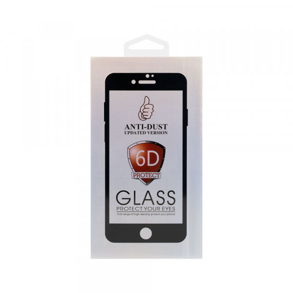 Стъклен протектор DeTech, за iPhone 12 Mini, 5D Full Glue, 0.3mm, Черен - 52646
