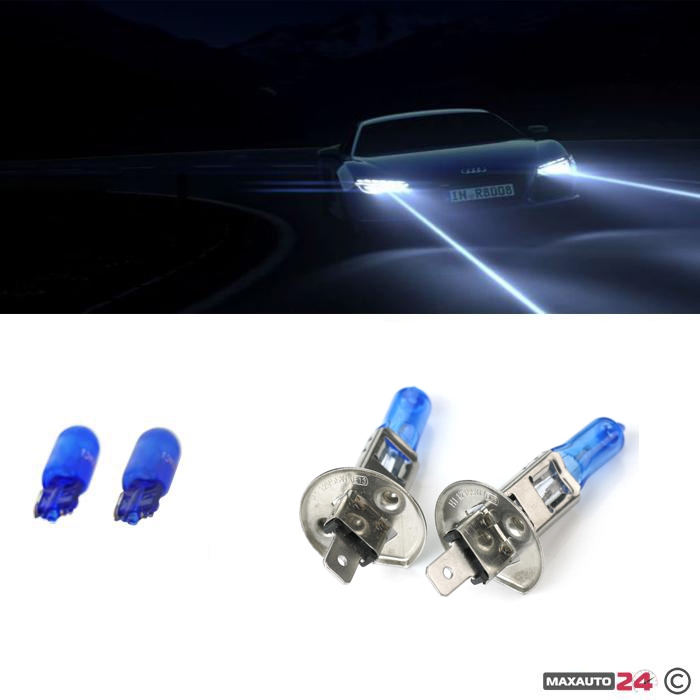 Халогенни крушки H1 + габарити Т10