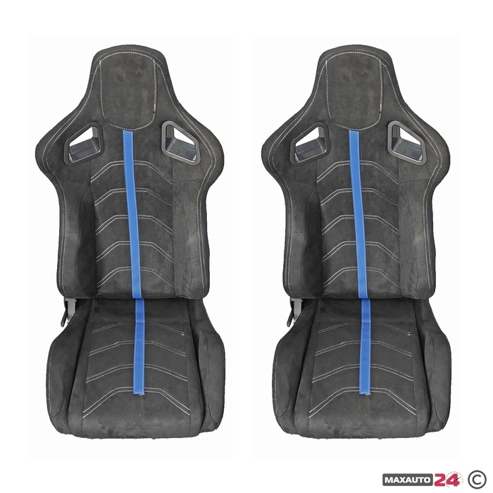 Спортни седалки за МПС - 1079 - сини.