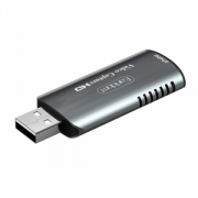 Външна Capture карта Earldom ET-W16, USB, HDMI, Full HD, Сив - 40234