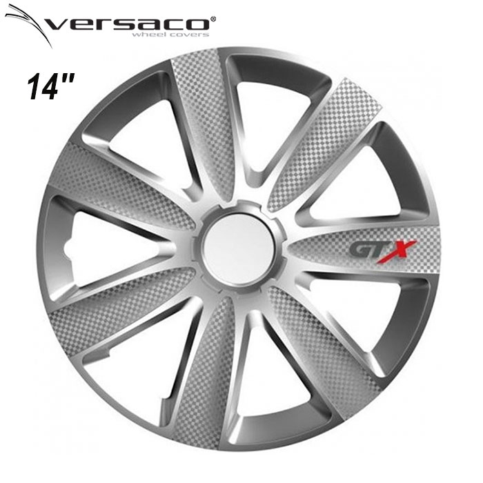 Тасове за джанти 14'' Versaco Carbon GTX - Silver