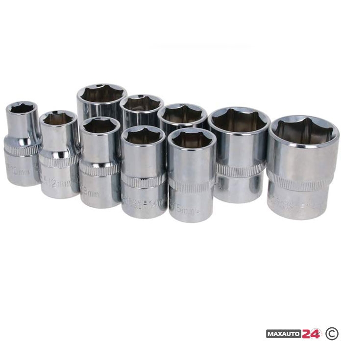 Вложки за тресчотка 1/2'' 10бр/К-т