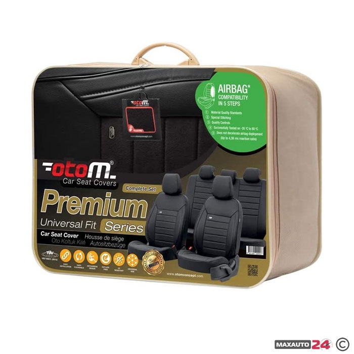 Тапицерия Премиум PRM115 Черно/Червено