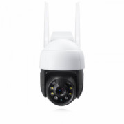 Смарт охранителна камера No brand PST-C18B-3MP, 3.0Mp, PTZ, Външен монтаж, Wi-Fi, Tuya Smart, Бял - 91027