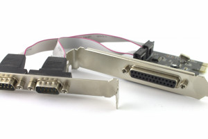 Платка PCI-E  към  Serial + Parallel port No brand-17474