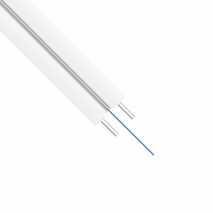 Оптичен кабел DeTech, FTTH, 1 влакно, Indoor, 2000м, Бял - 18415
