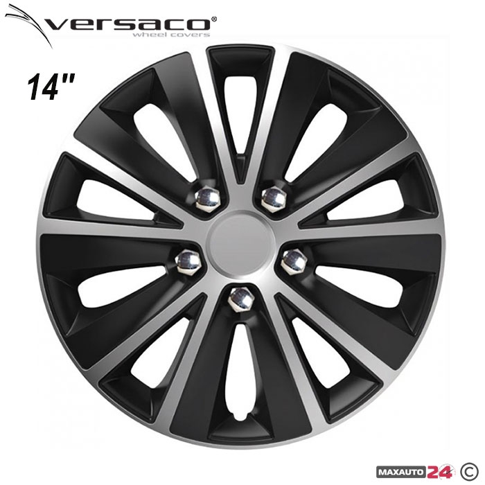 Тасове за джанти 14'' Versaco Rapid NC Silver / Black