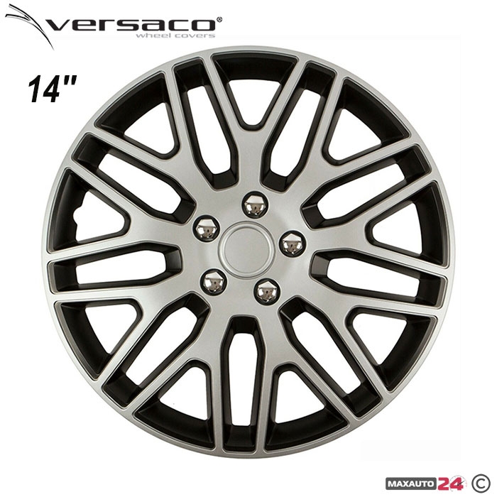 Тасове за джанти 14'' Versaco Dakar Silver/Black