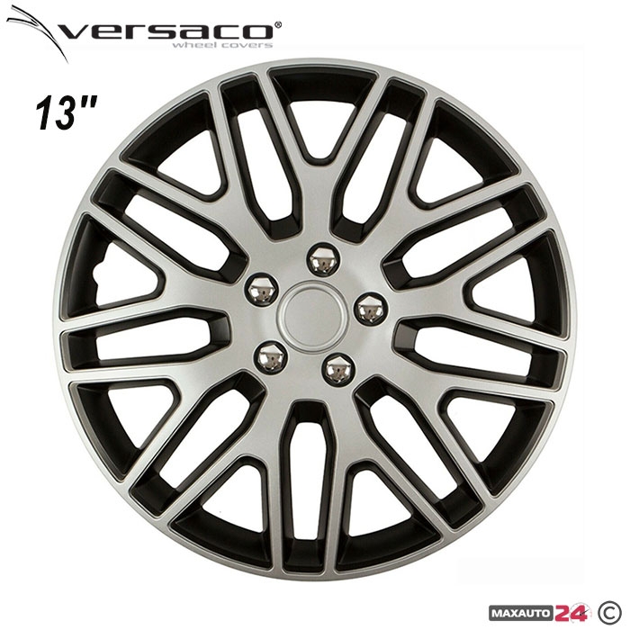 Тасове за джанти 13'' Versaco Dakar Silver/Black