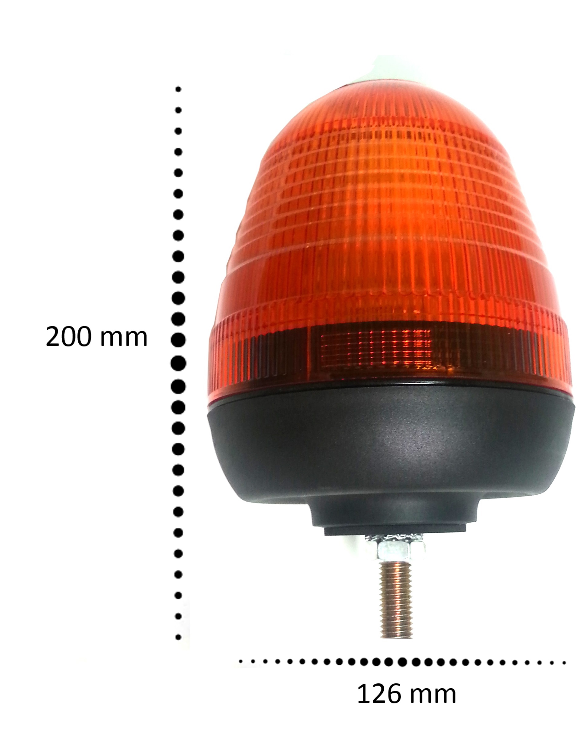 LED ЛЕД Аварийна/сигнална лампа Маяк буркан 12/24V