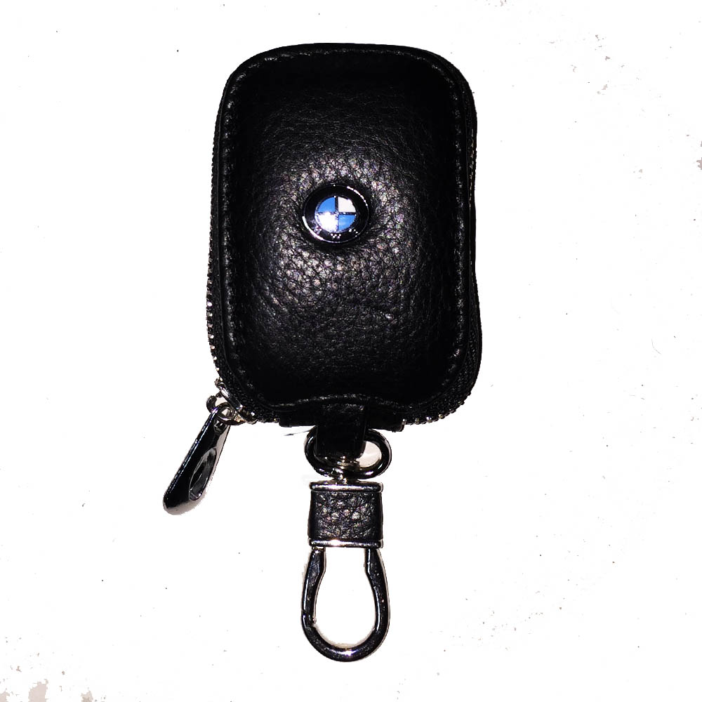 Луксозен ключодържател BMWс калъф за ключовете, естествена кожа