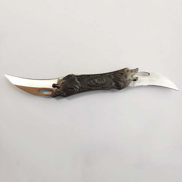 Двоен сгъваем нож Assasin WOLF, подаръчна кутия PK870