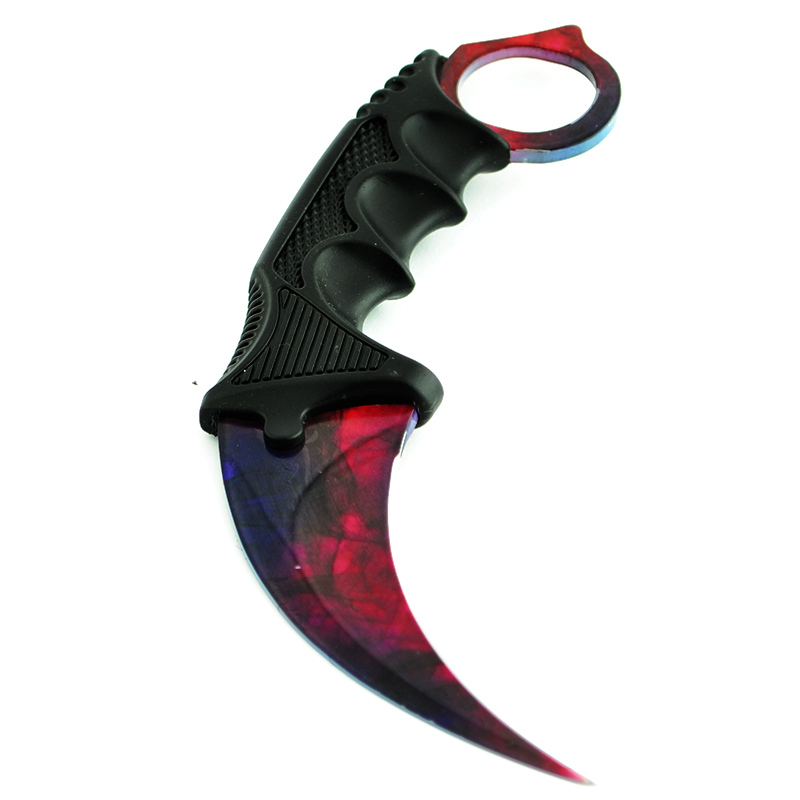 Уникален нож KARAMBIT DARK RED ASSASSIN  X-7