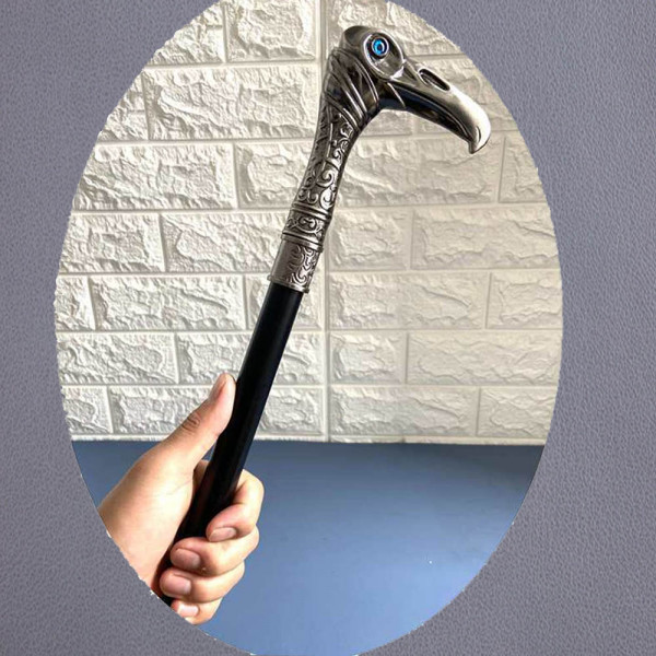 Елегантен и стилен бастун с кинжал и метална дръжка с глава на голям корморан SW-16