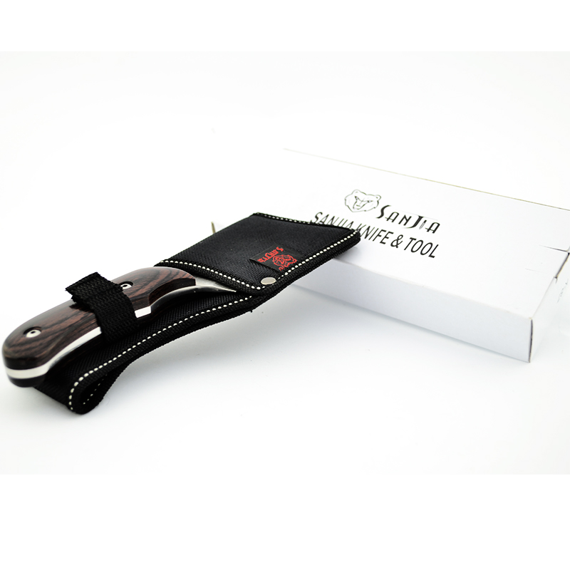Компактен класен сатър с кания за колан SANJIA KNIFE&TOOLS K-87 COMPACT