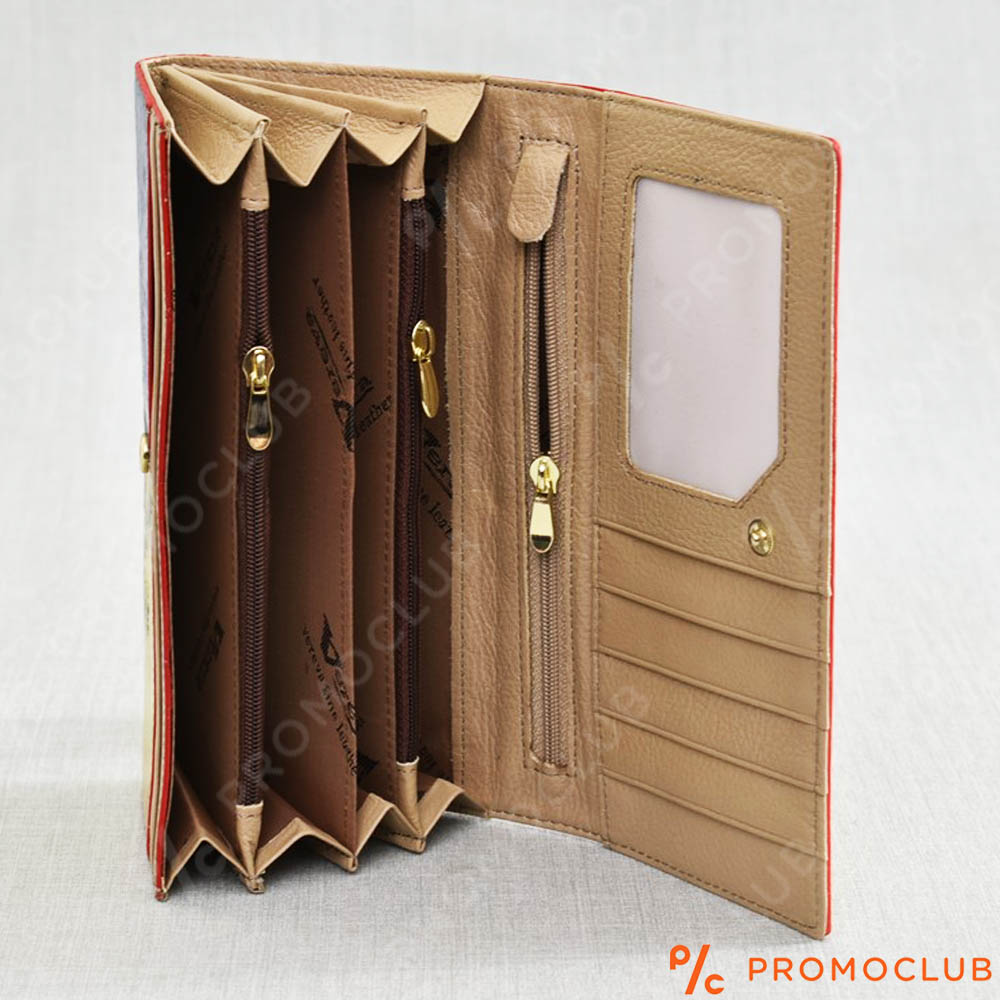 ЛУКС портфейл Ван Гог от естествена кожа и ръчна изработка, 456-6