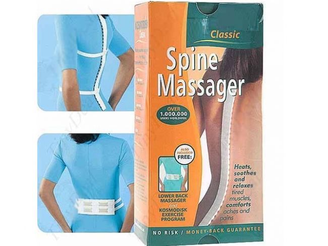 СУПЕР ОФЕРТА - най-търсеният масажор за гръбначен стълб и кръст в две части
