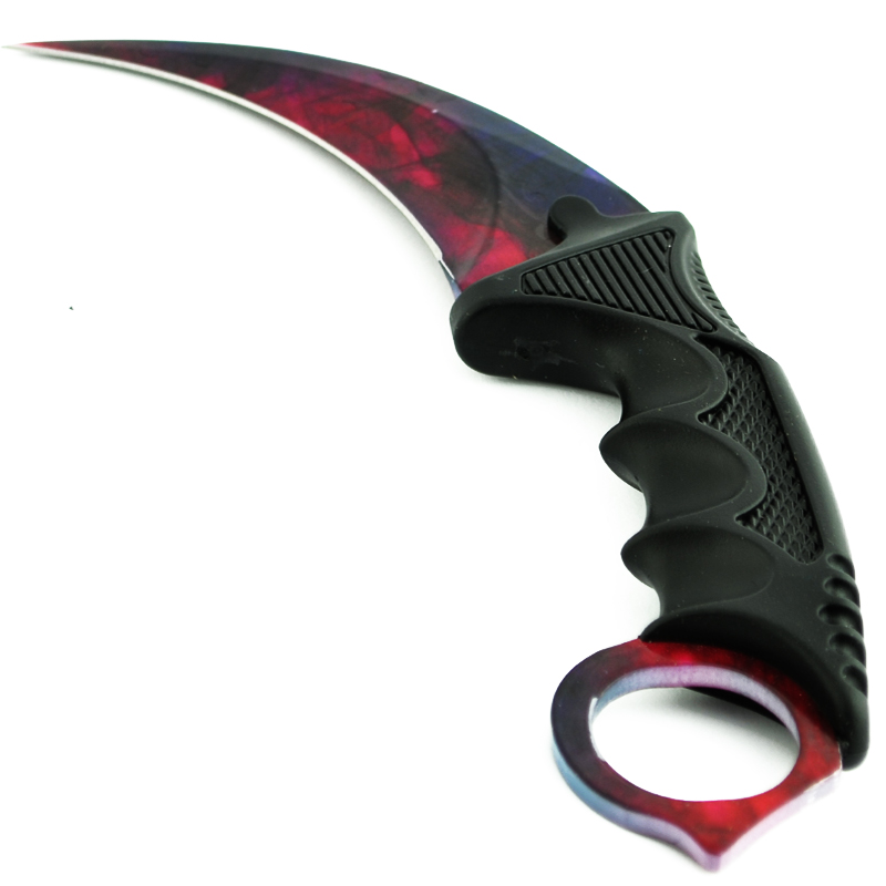 Уникален нож KARAMBIT DARK RED ASSASSIN  X-7