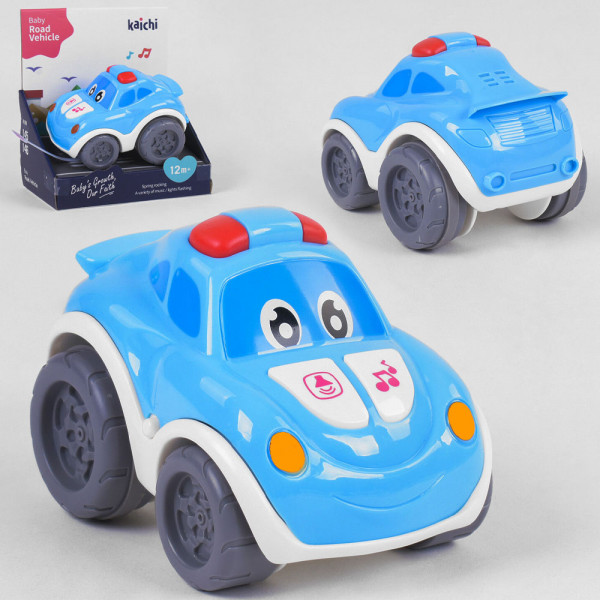 Интерактивна детска състезателна количка KAICHI 999-146 - синя