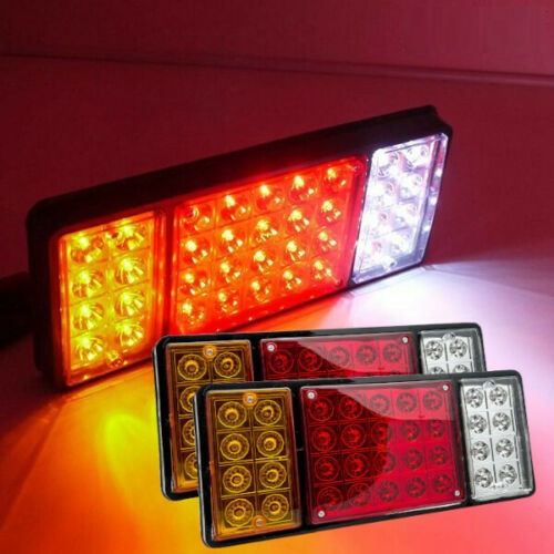 Комплект LED ЛЕД Диодни Стопове, Стоп, Задни светлини с 4 Функции, 12V, 31,5 cm x 13,5 cm Подходящ за ремаркета, каравани, селскостопански превозни ср