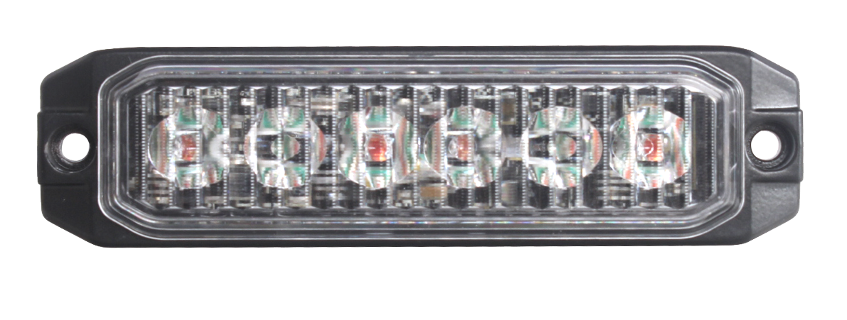 6 LED Блиц Светлина Мигаща Аварийна Лампа За Пътна Помощ Жълта 12V - 24V