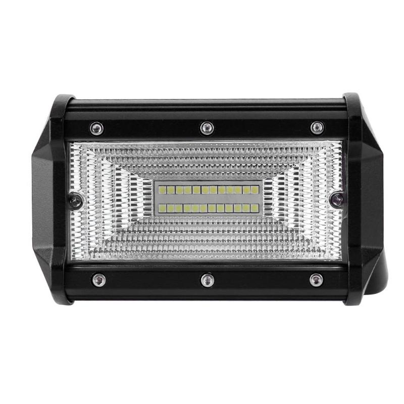 72W Led Bar Лед Бар Диоден Фар Прожектор Халоген 12-24V Flood Light Разпръсната Светлина