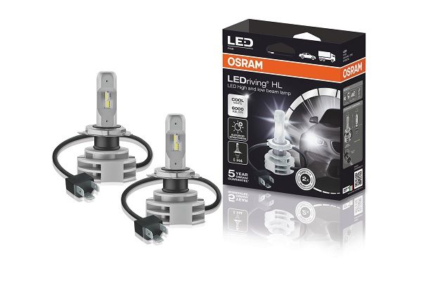 Комплект 2 бр. LED крушки за фар Osram H4 LEDriving HL New Generation 9726CW 14W, 6000K, без вентилатор