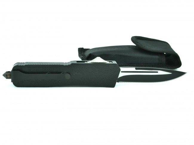 Високотехнологичен американски пружинен нож Micro Cutting Tools #12 BLACK - MICROTECH