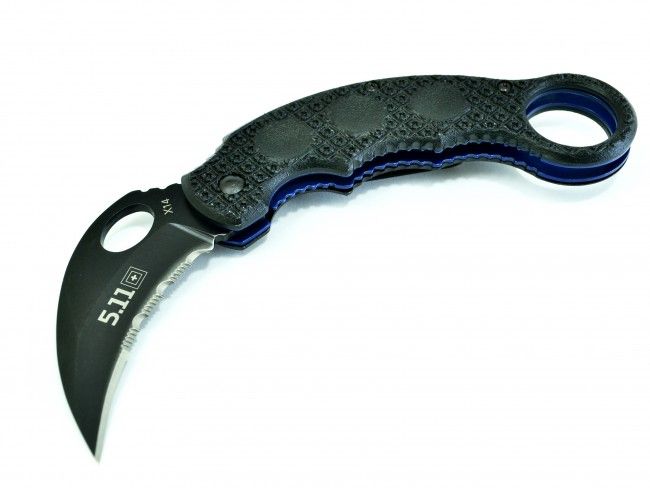 Сгъваем нож орлов нокът KARAMBIT X14 BLACK 5.11