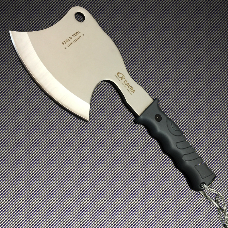 Тежка стоманена многофункционална японска брадва CARVA CURVED F01 от Sanjia Knife & Tool
