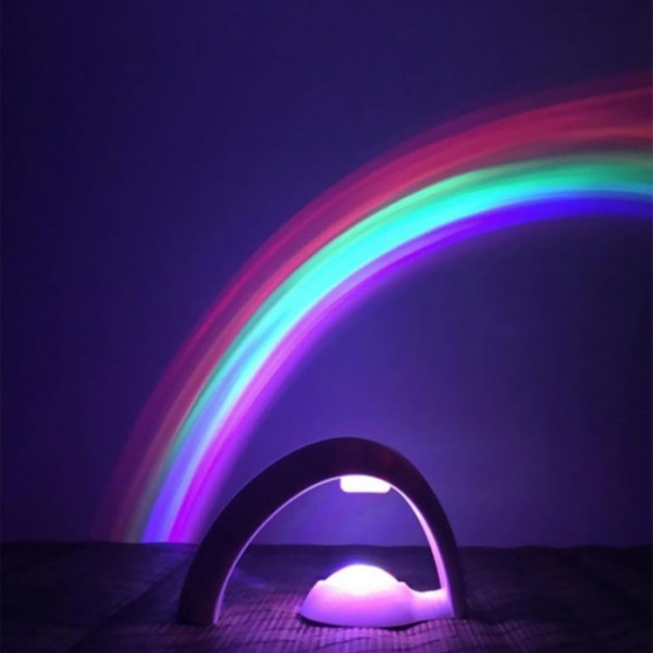 Чуден прожектор RAINBOW - дъга в детската стая за магични сънища