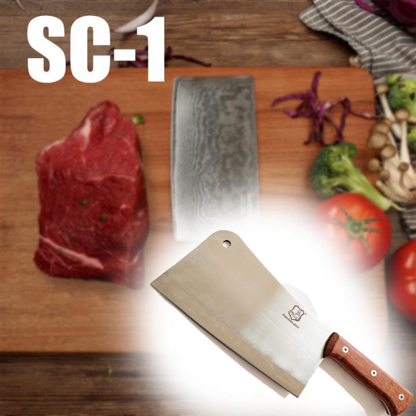 Кухненски сатър масивен и тежък за рязане на месо и кости SC-1