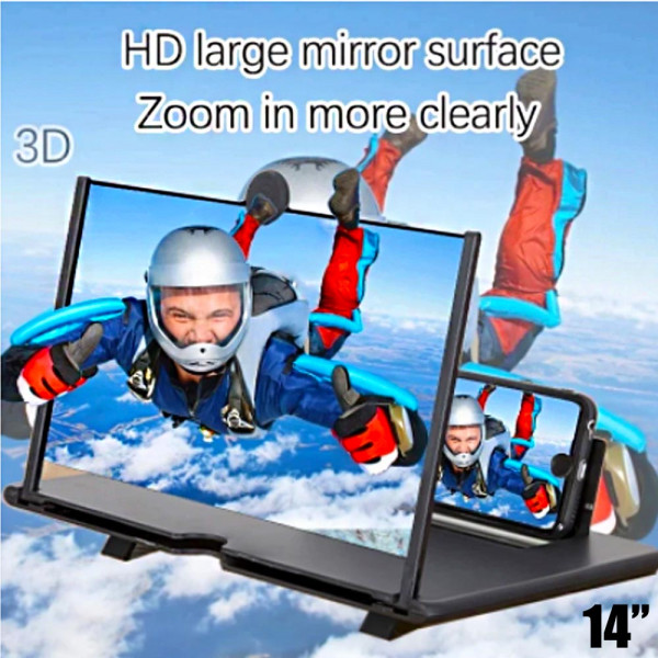 3D увеличителен екран F3 за мобилен телефон, 14"