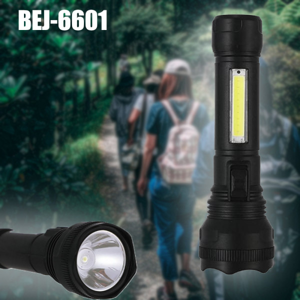 LED фенер BEJ-6601 с литиево-йонна батерия и USB кабел