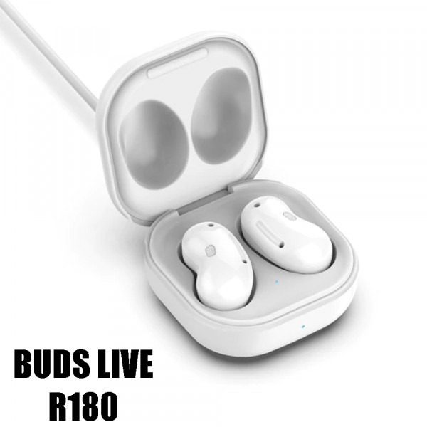 Безжични слушалки BUDS LIVE R180 BLACK с дълбок и богат звук с мощно усилване на баса, БЕЛИ