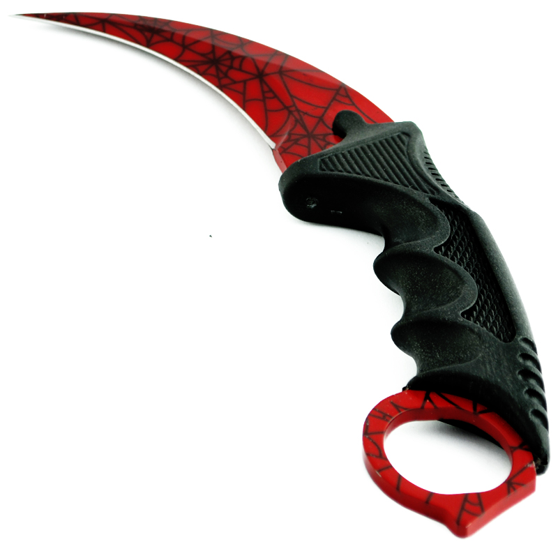 Уникален нож KARAMBIT RED SPIDER  X-14