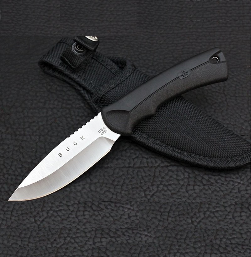 Съвършен тактически нож BUCK USA 679 с водоустойчива дръжка, ловен нож
