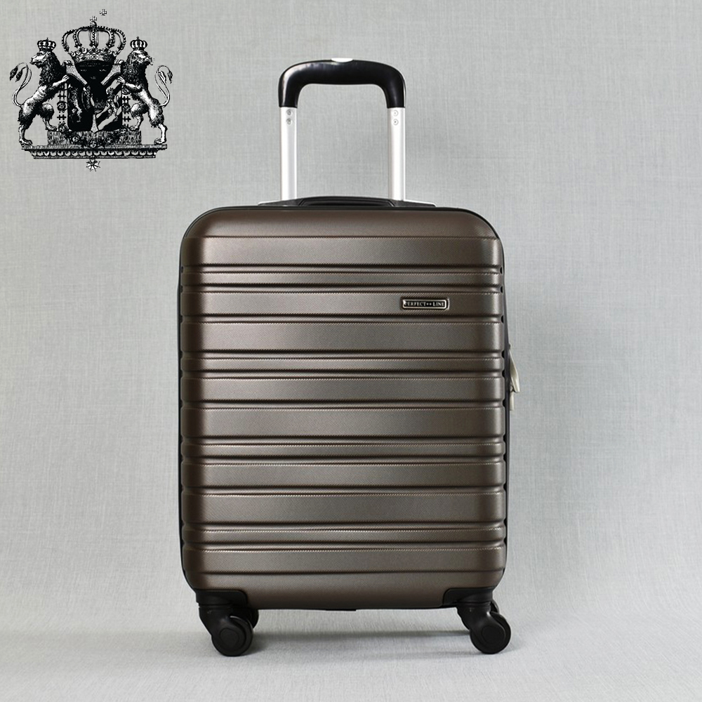 Класен ABS куфар - спинър за ръчен багаж 8094 19" ROYAL COFFEE 52/42/20, 2.4 кг.,всички екстри