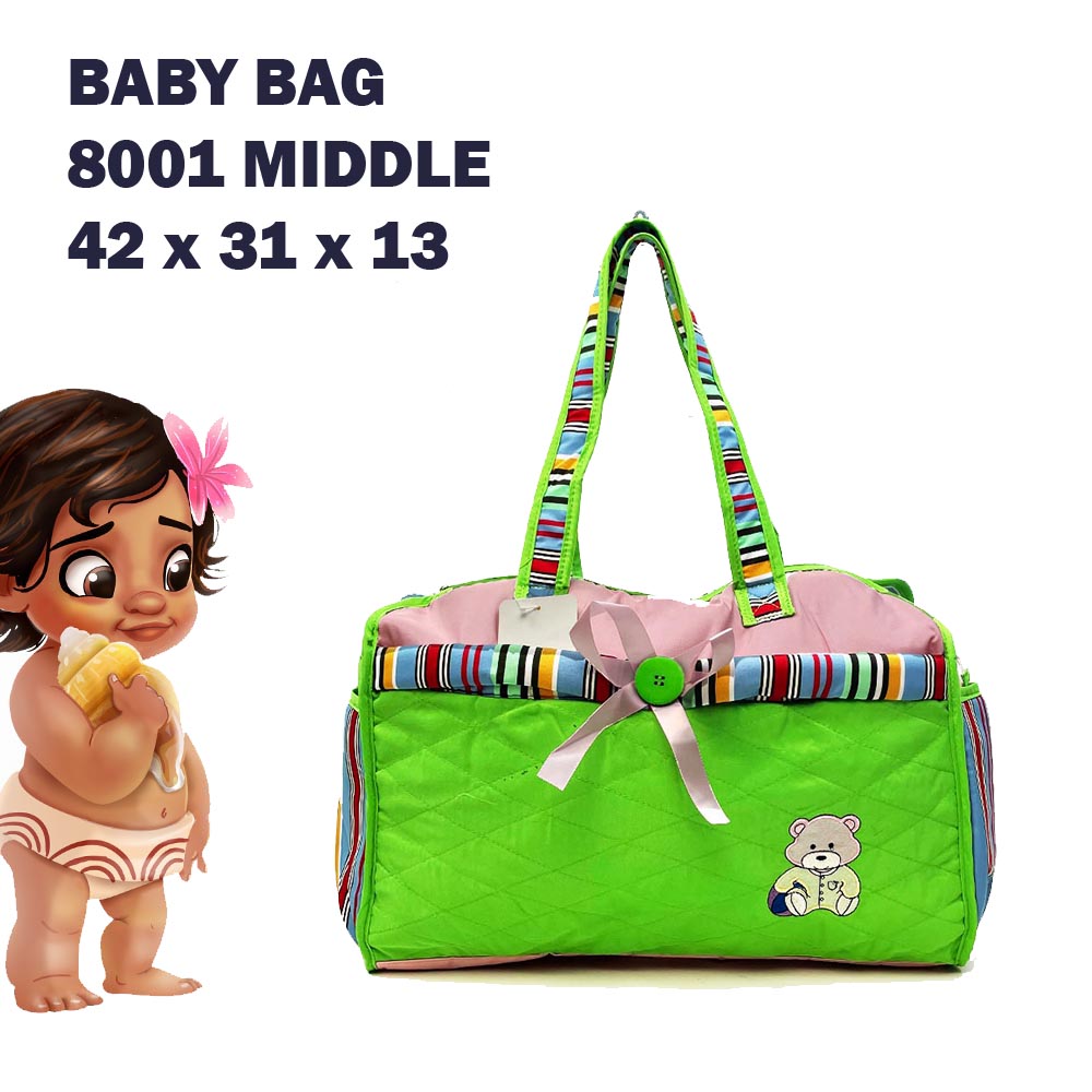 Бебешка чанта GREEN COMPACT за пелени, дрехи и аксесоари