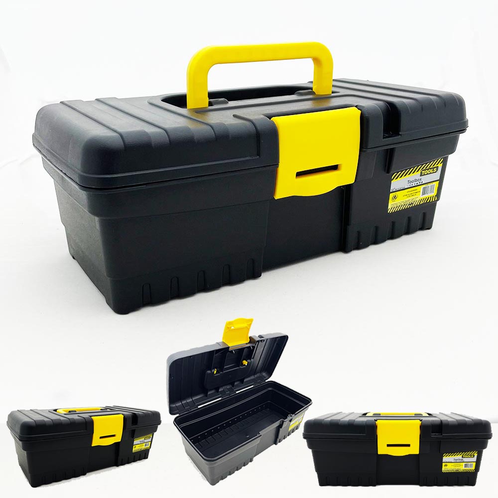 Компактен куфар за инструменти TOOLBOX  31 x 15 x 11 см с дръжка и закопчалка