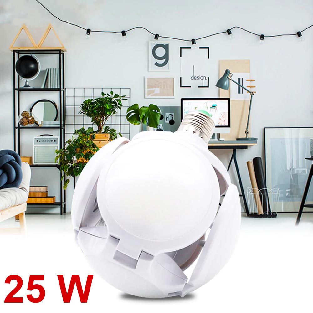 Нова супер мощна LED лампа TRANSFORMER BALL 5X, 25W Е27, 6500К, 8 X 7 см