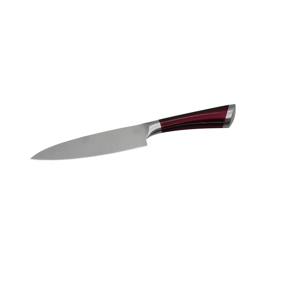Кухненски нож ZEPHYR ZP 1633 PCF6, 15.2 см, Червен