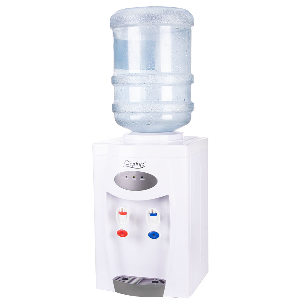 Настолен диспенсър за вода с компресорно охлаждане ZEPHYR ZP 1449 ACS,  Загряване: 500W, Охлаждане: 120W, Бял