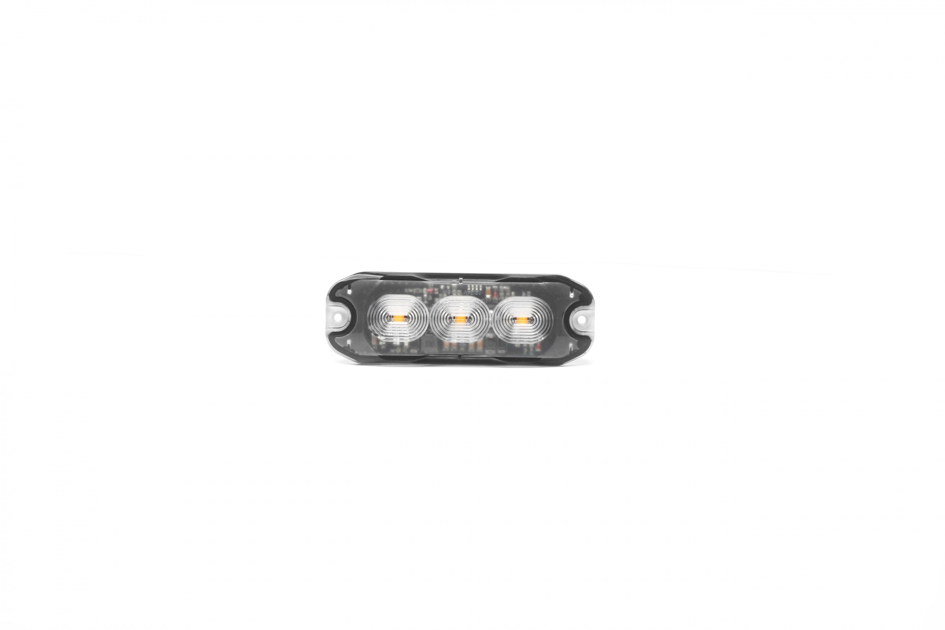 12-24V LED ЛЕД Жълта Аварийна Лампа Блиц Светлина Мигаща За Пътна Помощ Платформа и др. 8W с 4 режима 8х3 cm.