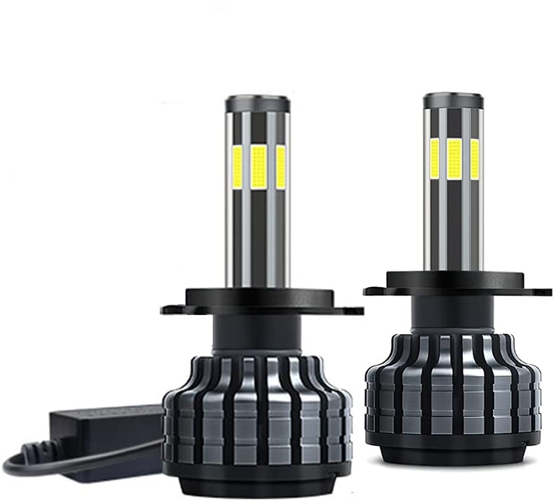 Комплект 360° градуса COB LED ЛЕД диодни крушки H7 Х7 12V 80W 16000 lm за фарове Canbus без грешки